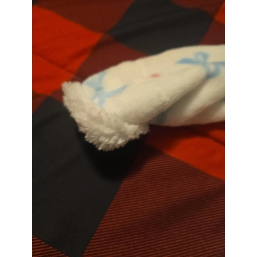 Celebrity Baby Plush Robe, Soft And Cozy With Bows 0-6 months